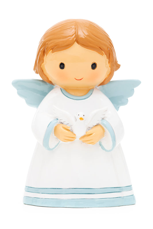 Baby Angel Boy With Dove Statue (Little Drops)