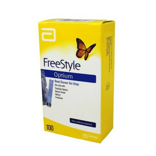 FreeStyle Optium Glucose Test Strips 100 Pack