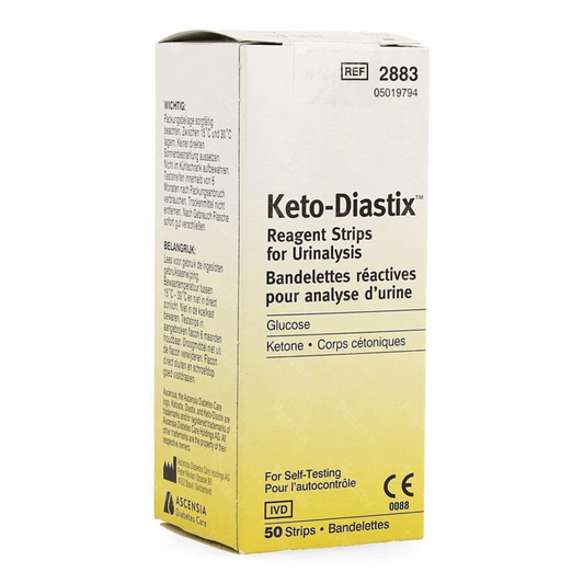 Keto-Diastix Urine Strips 50 Pack