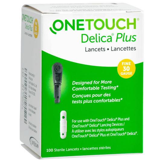 OneTouch Delica Plus Lancets 30G 100 Pack