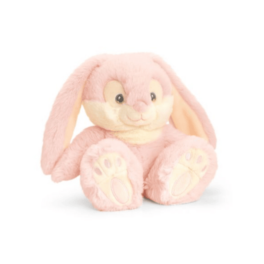 Plush Patchfoot Rabbit Pink Small 15cm