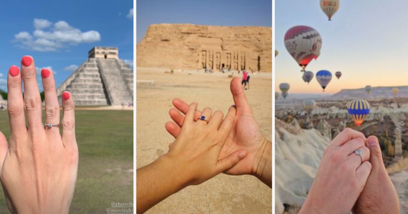 anillos de compromiso para una pedida de ensueno