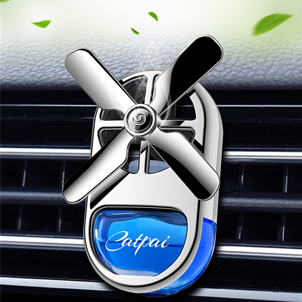 Car Aromatherapy Air Freshener Rotating Propeller Air Outlet Fragrance Car