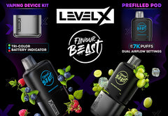 Level X by Flavour Beast Toronto GTA Vaughan Ontario Canada Wicks & Wires Vape Shoppe