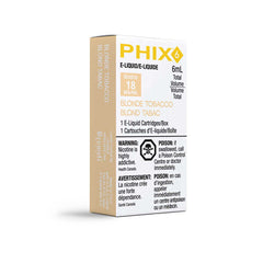 PHIX 6 Tobacco Blonde Pod by MLV Toronto GTA Vaughan Ontario Canada Wicks & Wires Vape Shoppe