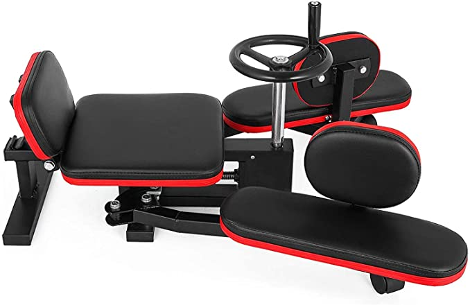 zvzvo Leg Stretcher Heavy Duty 330LBS,Red Black Leg Stretch Machine