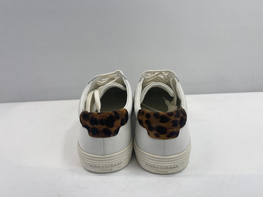 ANDY SNEAKERS IN SMOOTH LEATHER AND LEOPARD PRINTED PONY EFFECT LEATHER