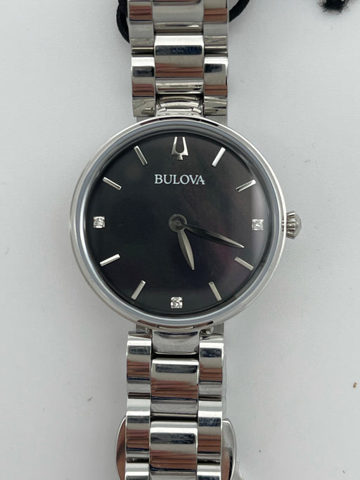Bulova Women's Diamond Accent Stainless Steel Watch