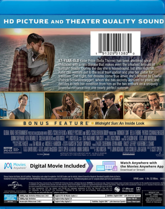 Midnight Sun [Blu-ray + DVD + Digital Copy]