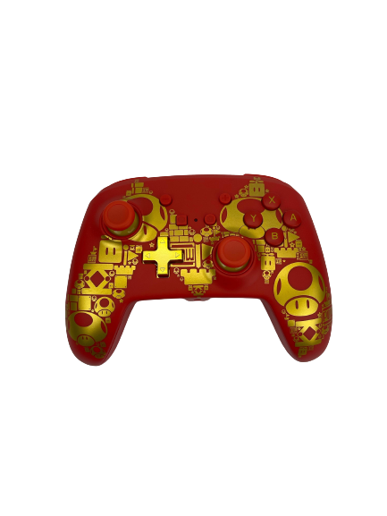 PowerA Mario Gold Enhanced Wired Controller for Switch - Red/Gold   *AS-IS*