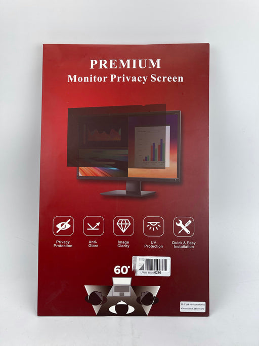 Privacy Screen Filter for 22 Inch 16:9 Widescreen Monitor