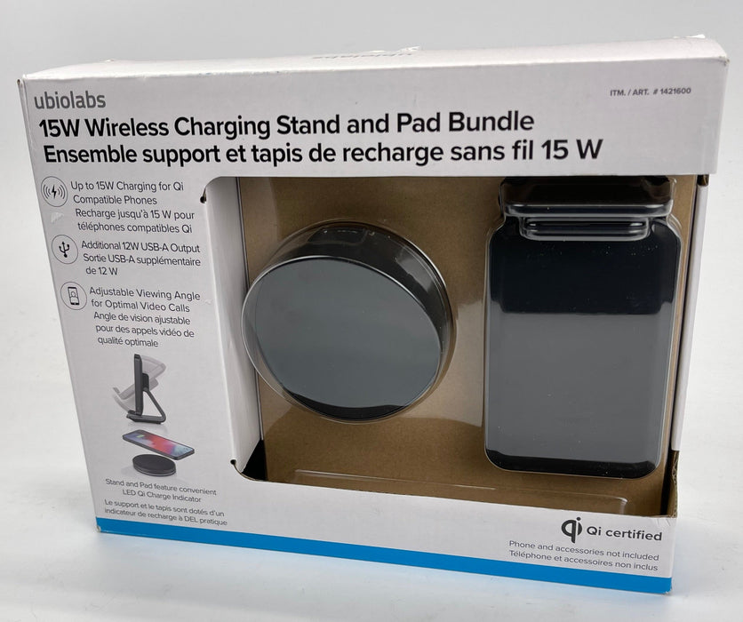 Ubio Labs 15W Wireless Charging Pad, 2-pack — Big Box Outlet Store