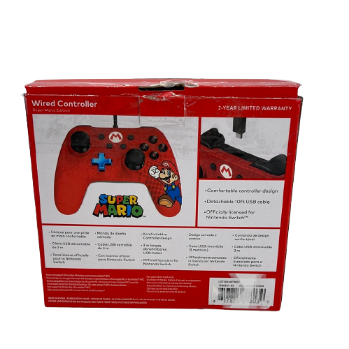 PowerA Enhanced Wired Controller for Nintendo Switch - Super Mario