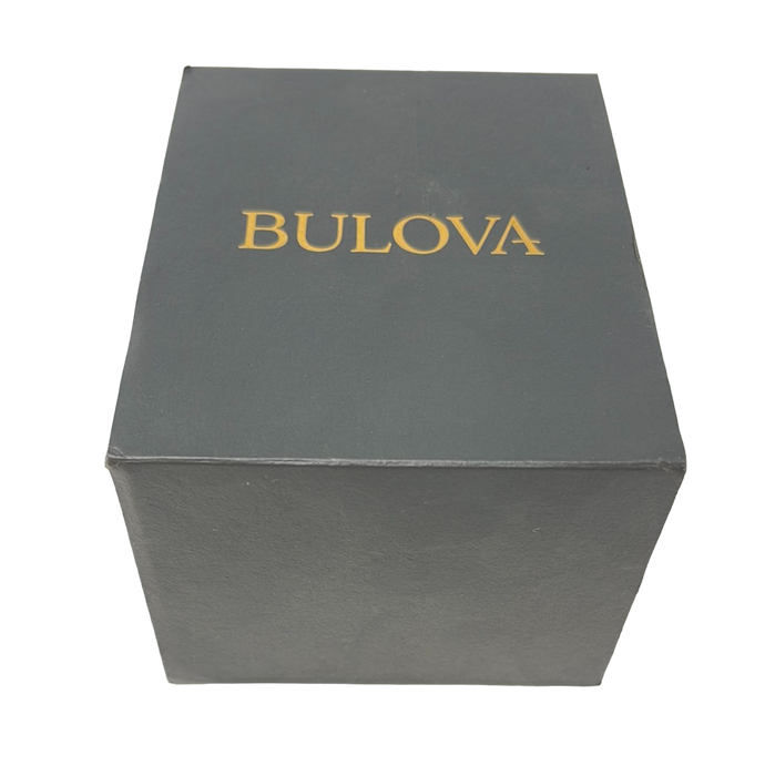 BULOVA Phantom Quartz Crystal Black Dial Men's Watch