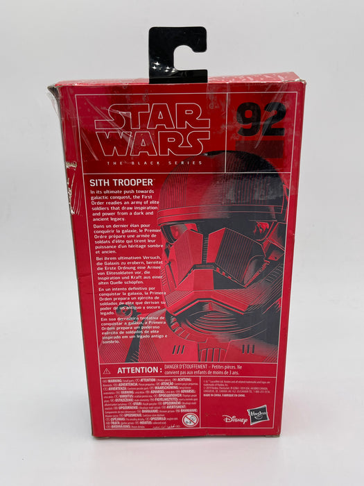 Star Wars The Black Series 6 Inch Action Figure Carbonized Graphite Series - Red Metallic Sith Trooper #92 Exclusive