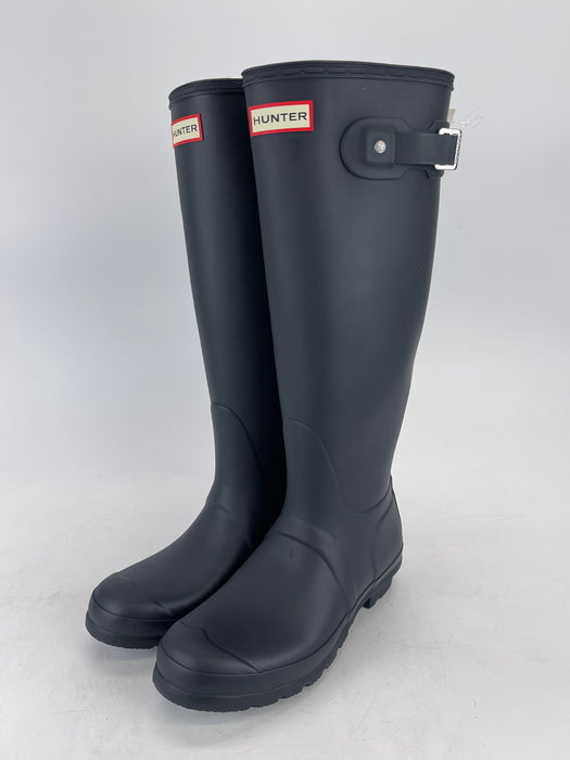 Hunter Women's Original Tall Rain Boots: Navy - Size US 8