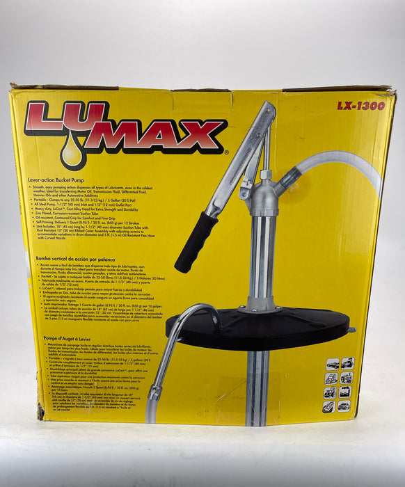 Lumax LX-1300 Black Lever-Action Bucket Pump for 5 Gallon Pails