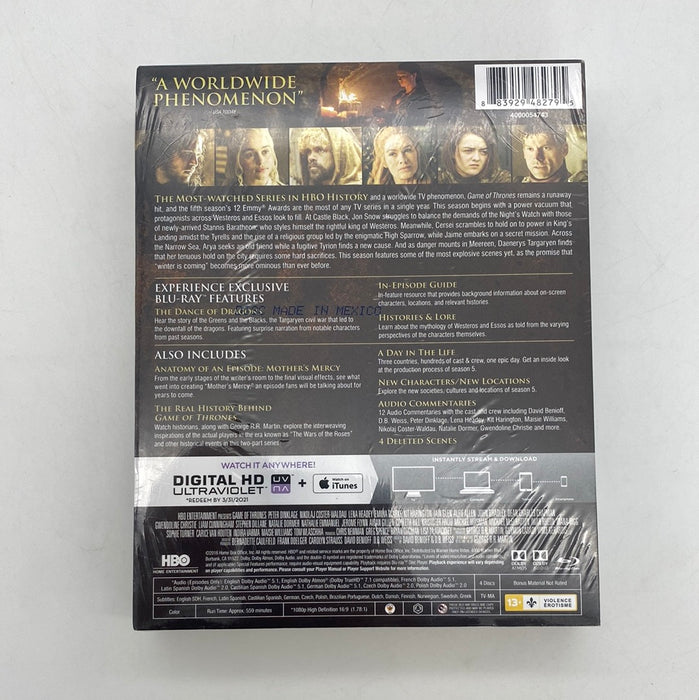 Game of Thrones: Season 5 [Blu-ray + Digital HD]