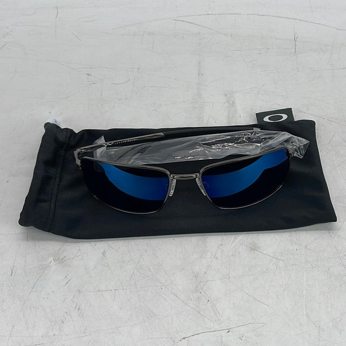 Oakley Square Wire Ice Iridium Rectangular Men's Sunglasses