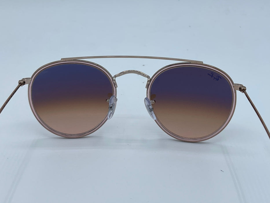 Ray-Ban RB3647N ROUND DOUBLE BRIDGE - Pink: Bronze-Copper (NON-POLARIZED)