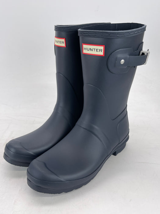 Women's Hunter Original Short Rain Boots: Navy (size 10)