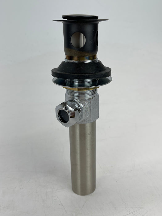 Delta Faucet RP26533BL Zura Metal Lavatory Drain Assembly Less Lift-Rod, Matte Black