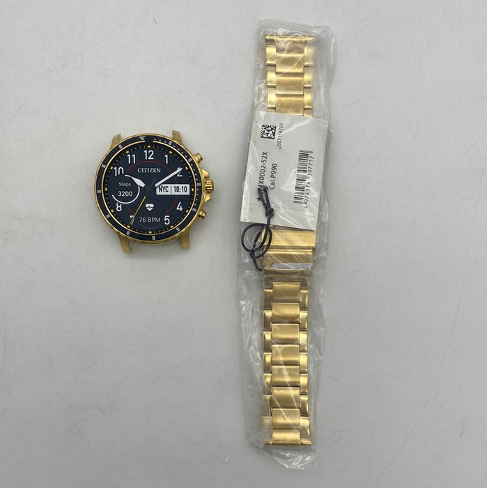 Citizen - CZ Smartwatch 46mm Stainless Steel Case - Gold