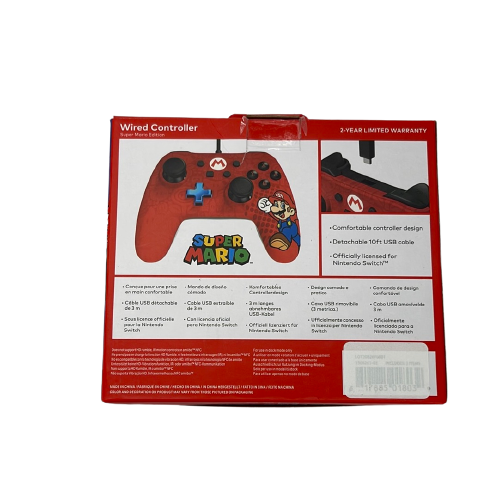 PowerA Enhanced Wired Controller for Nintendo Switch - Super Mario