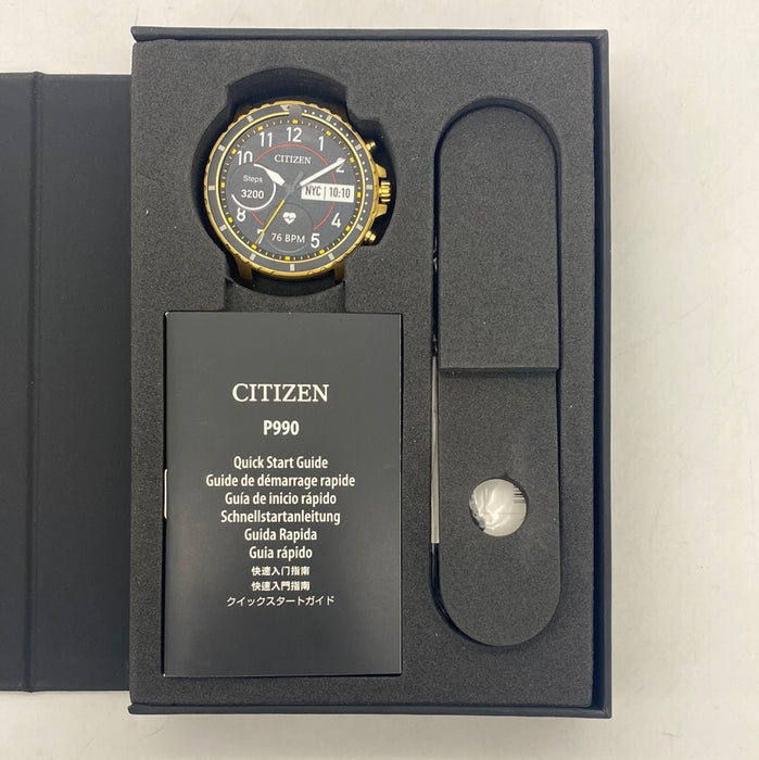 Citizen - CZ Smartwatch 46mm Stainless Steel Case - Gold