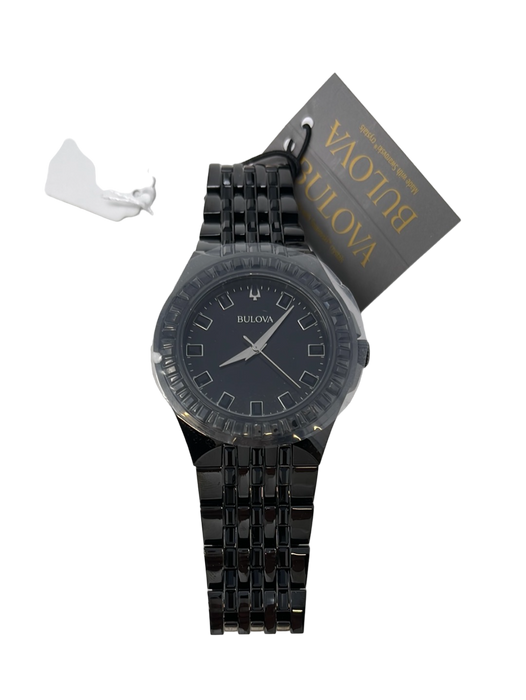 BULOVA Phantom Quartz Crystal Black Dial Men's Watch