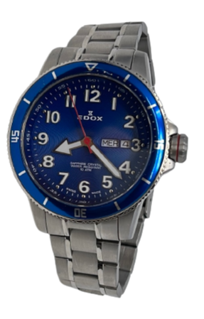 EDOXChronorally S Quartz Blue Dial Men's Watch