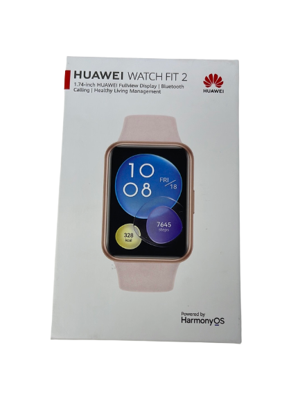 HUAWEI Watch FIT 2 Smartwatch, 1.74-inch HUAWEI FullView Display - Sakura Pink