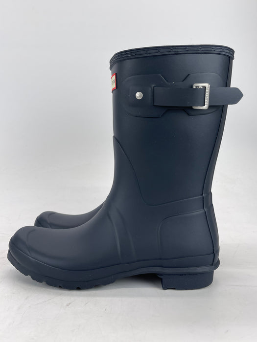 Women's Hunter Original Short Rain Boots: Navy (size 10)