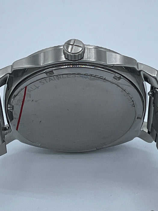 Fossil Men's Machine FS5340 Silver Stainless-Steel Japanese Quartz Fashion Watch