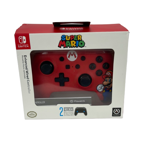 PowerA Enhanced Wired Controller for Nintendo Switch - Super Mario