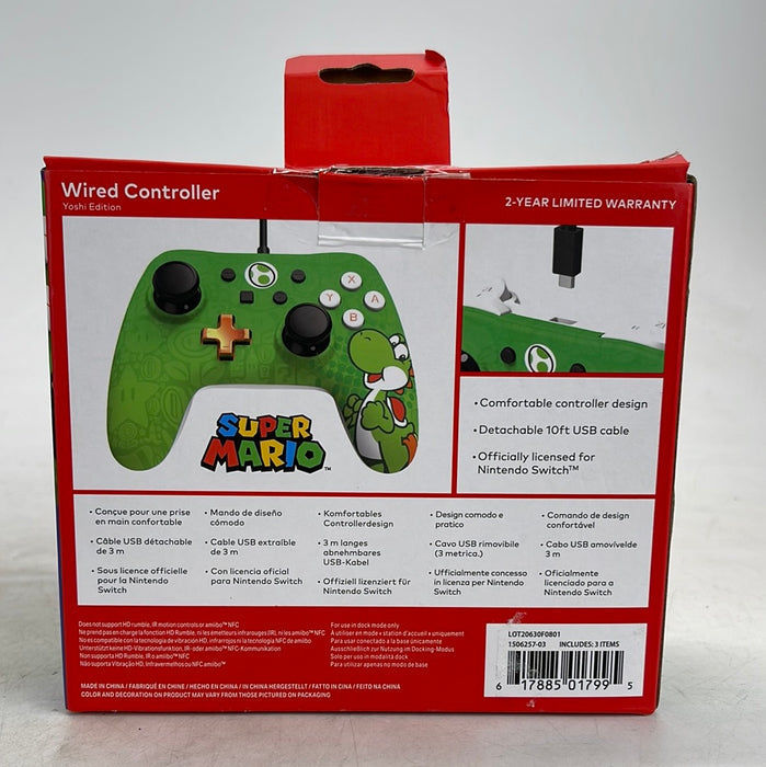 PowerA Enhanced Wired Controller for Nintendo Switch - Yoshi