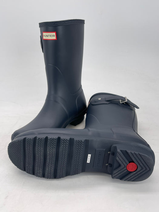 Women's Hunter Original Short Rain Boots: Navy (size 10)