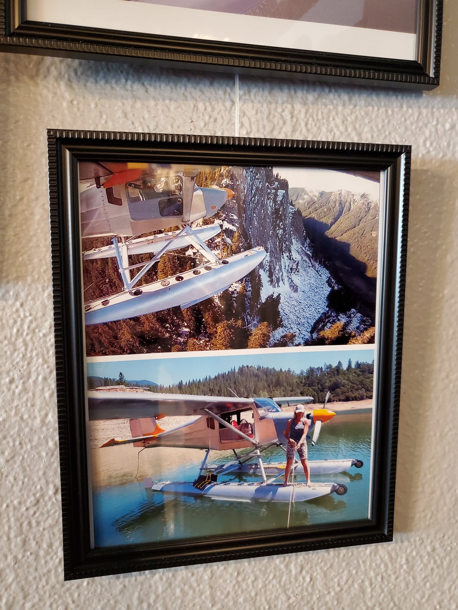 Plane photos of the owners of Old Shasta Coffee Company