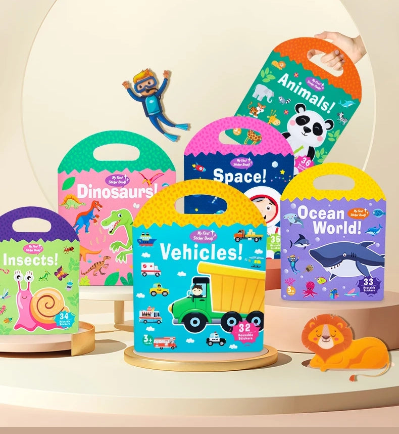 Jelly Sticker Book for Toddlers