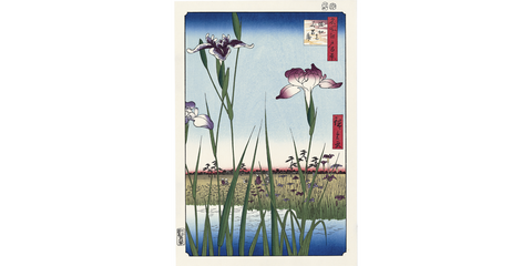 Utagawa Hiroshige"Irises of Horikiri"