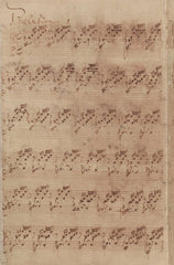 Prelude in C Major by Bach: Hand written original