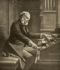 Composer, Cesar Franck at organ