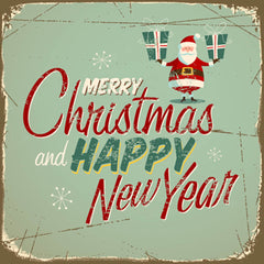 Card "Merry Christmas & Happy New Year"