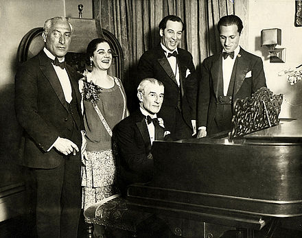 Gershwin (right) & Ravel at the piano