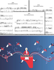 Aria from Goldberg Variations | Piano sheet music - Multi-levels