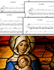 Ave Maria by Gounod: Piano sheet music | Multi-levels