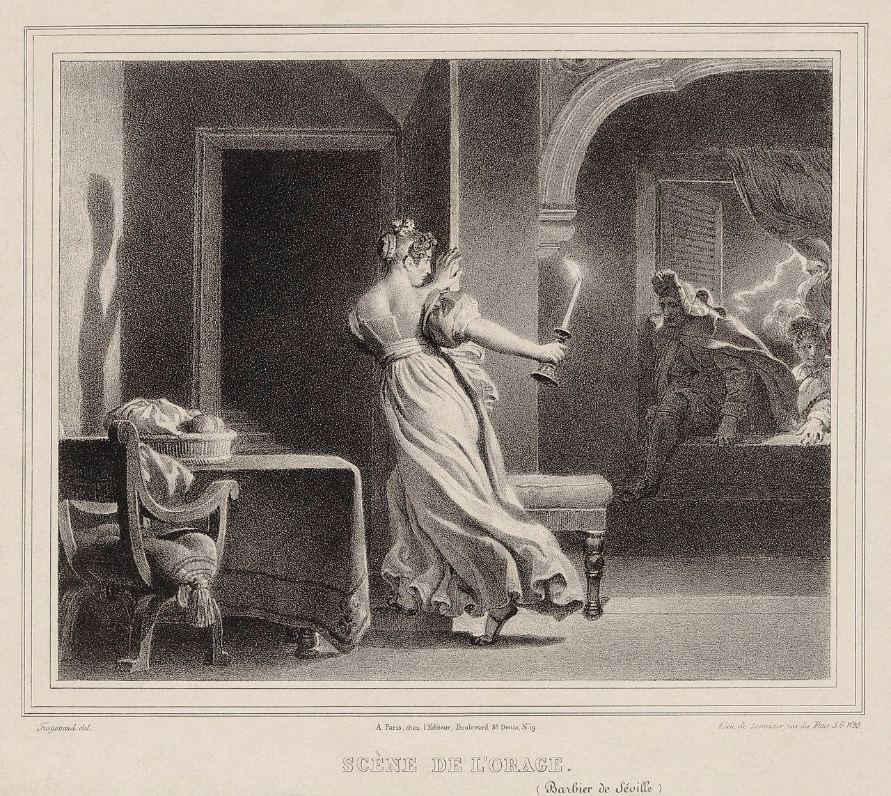 The opera Barber of Siville by Rossini 