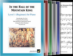 In the Hall of the Mountain King: 1st piano pages of multi-levels