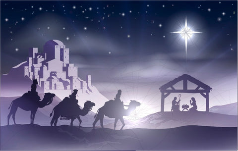 Jesus Christ's birth & 3 wise men