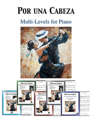 Por una Cabeza: 1st piano pages of multi-levels